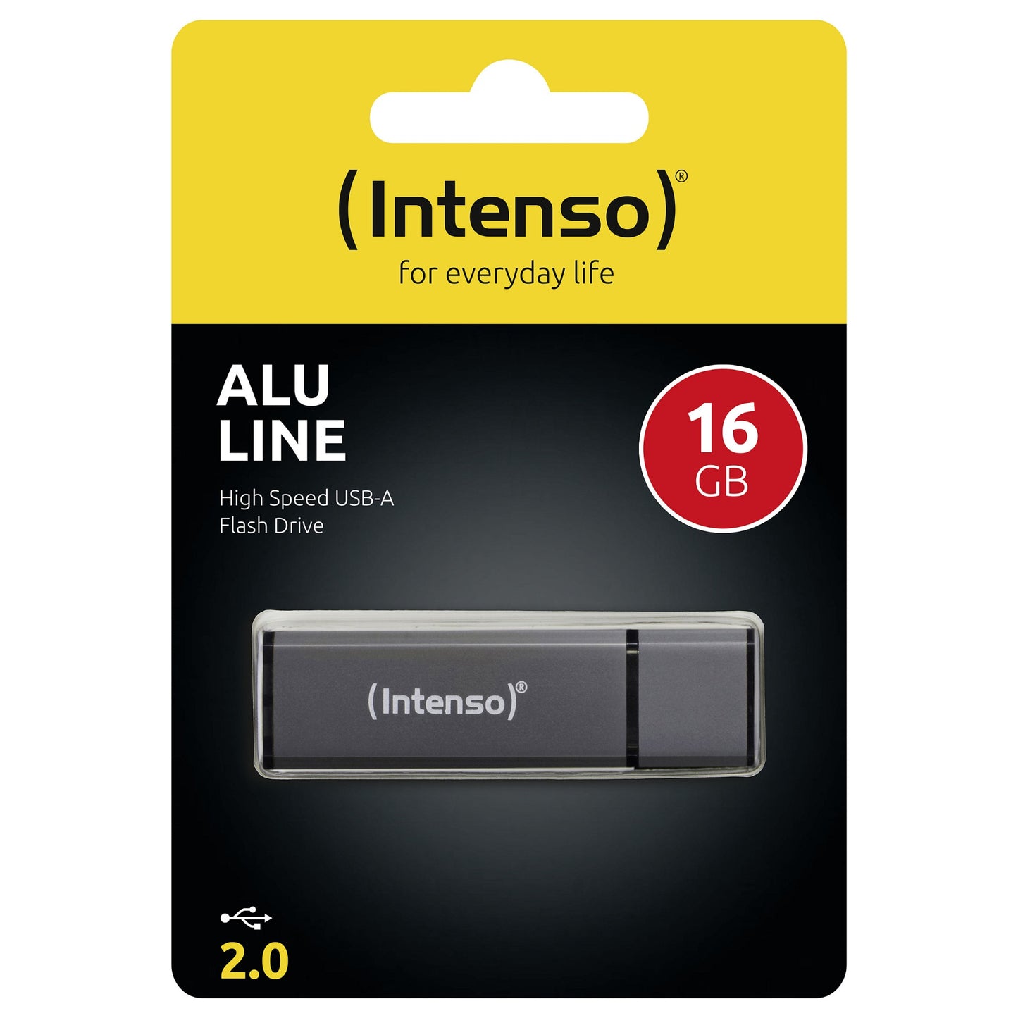 STICK 16GB 2.0 Intenso ALU Line anthrazit