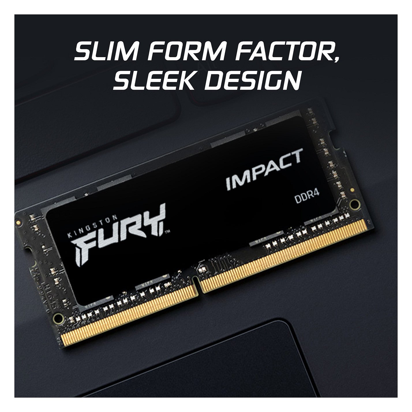 SO KINGSTON 16GB 3200MHz DDR4 CL20 SODIMM Kit of 2 FURY Impact