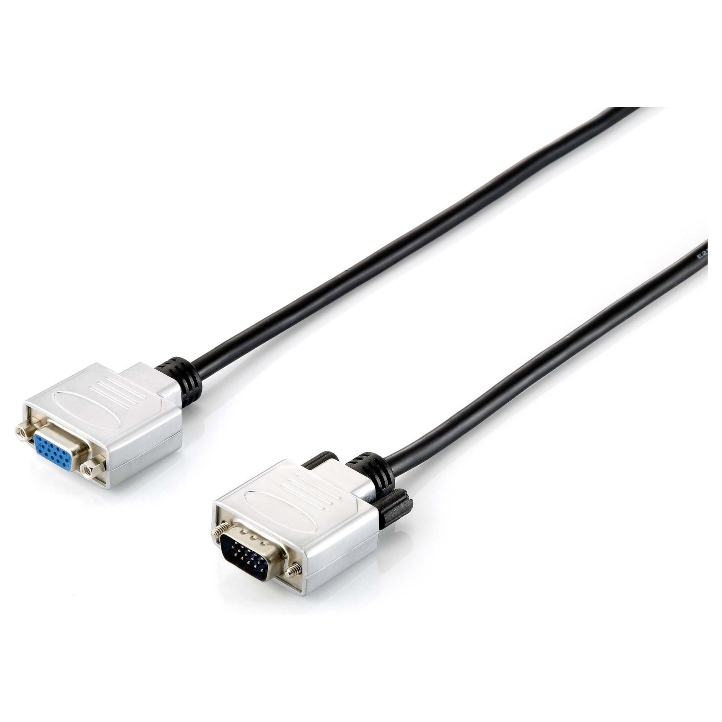 Equip VGA Kabel Verl. HD15 St/Bu 3.00m 1920x1080/60Hz sw/si Polybeutel