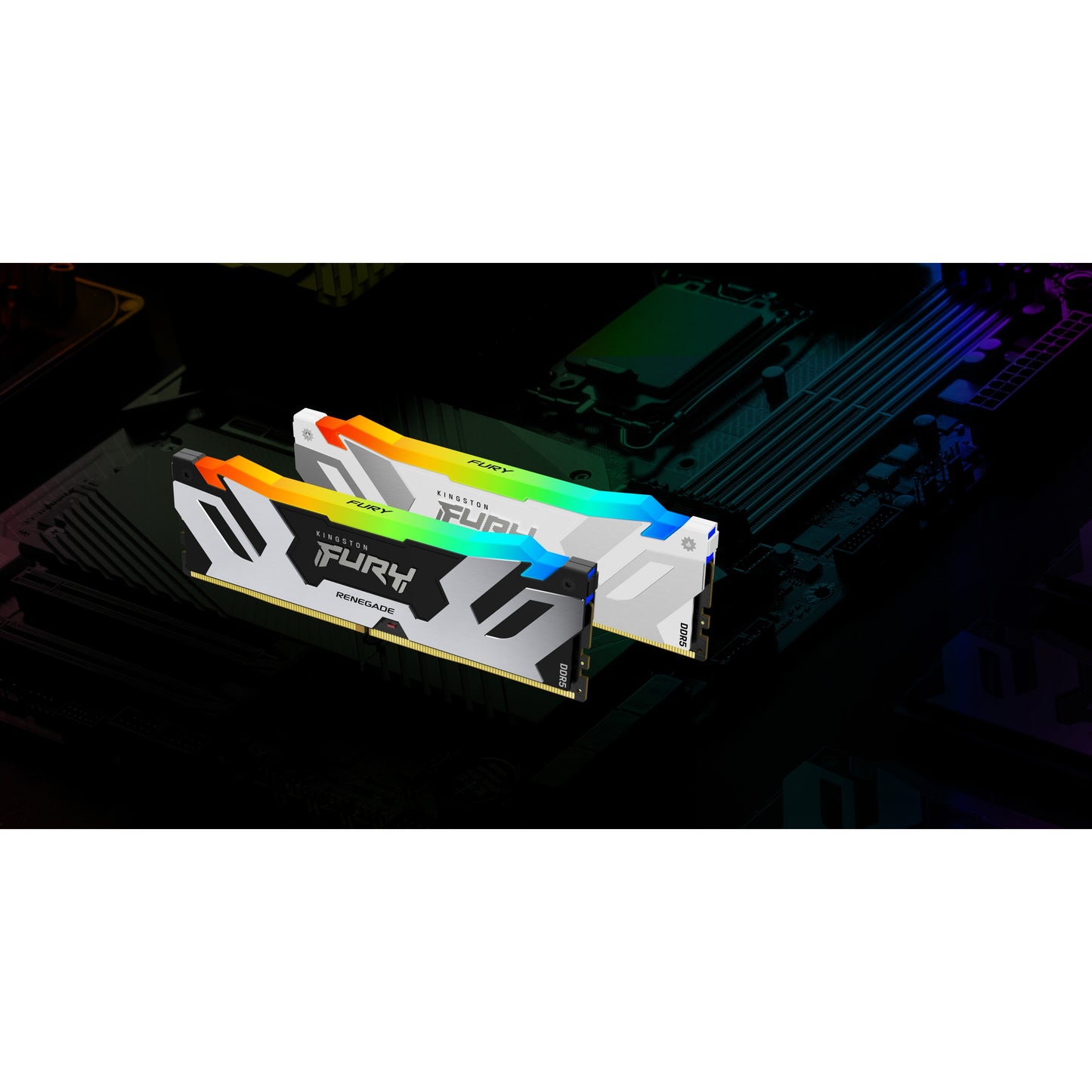 KINGSTON FURY Renegade 32GB DIMM DDR5 6400MT/s DDR5 CL32 Kit of 2 RGB White XMP