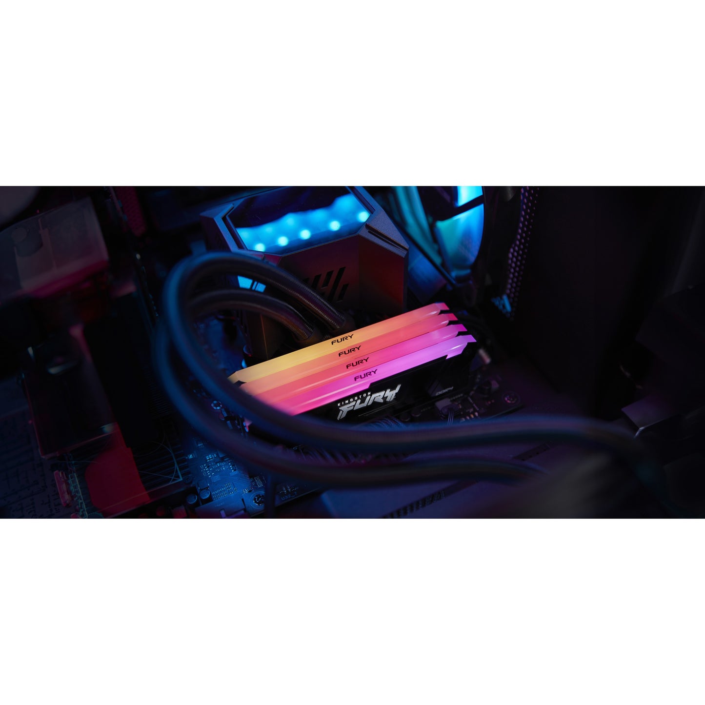 Kit de 2 modules Kingston Fury Beast RGB 32 Go DDR4 CL18 DIMM 3600 MT/s