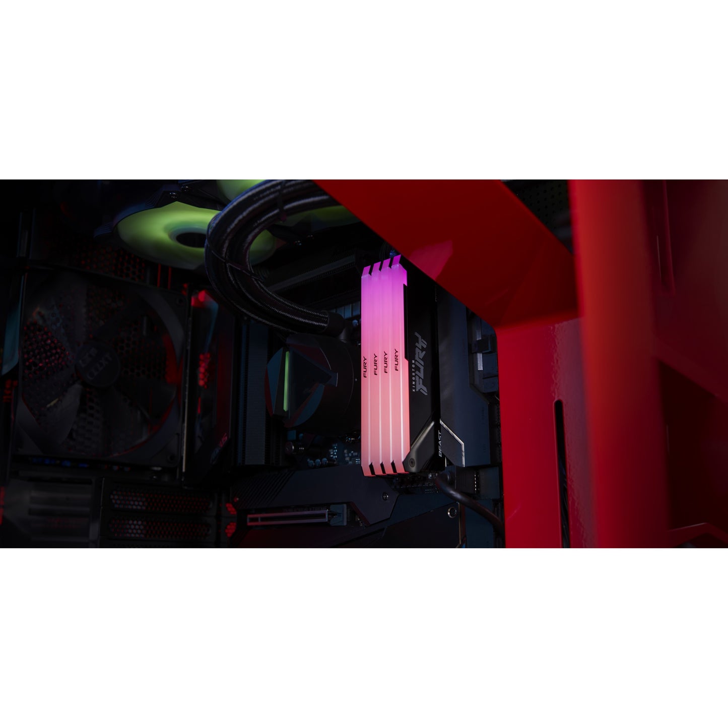 Kit de 2 modules Kingston Fury Beast RGB 32 Go DDR4 CL18 DIMM 3600 MT/s
