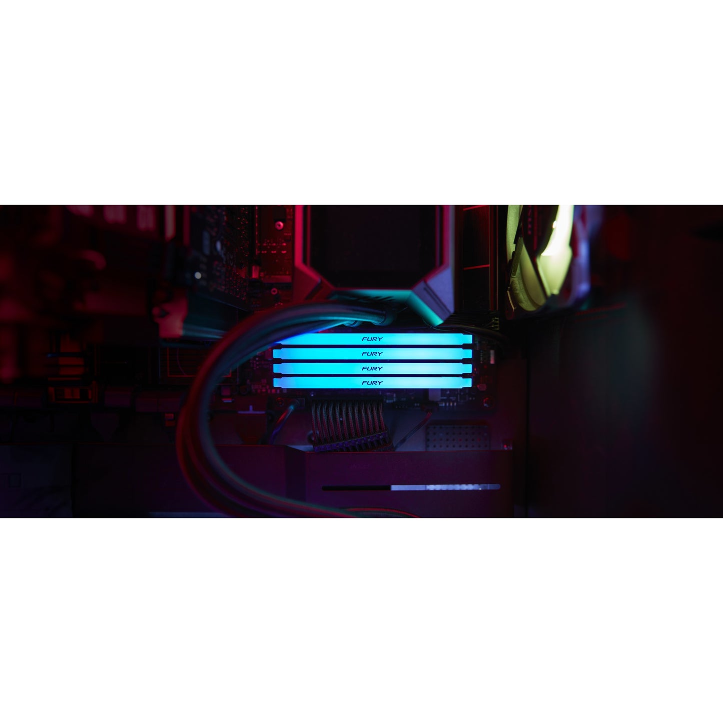 Kit de 2 modules Kingston Fury Beast RGB 32 Go DDR4 CL18 DIMM 3600 MT/s