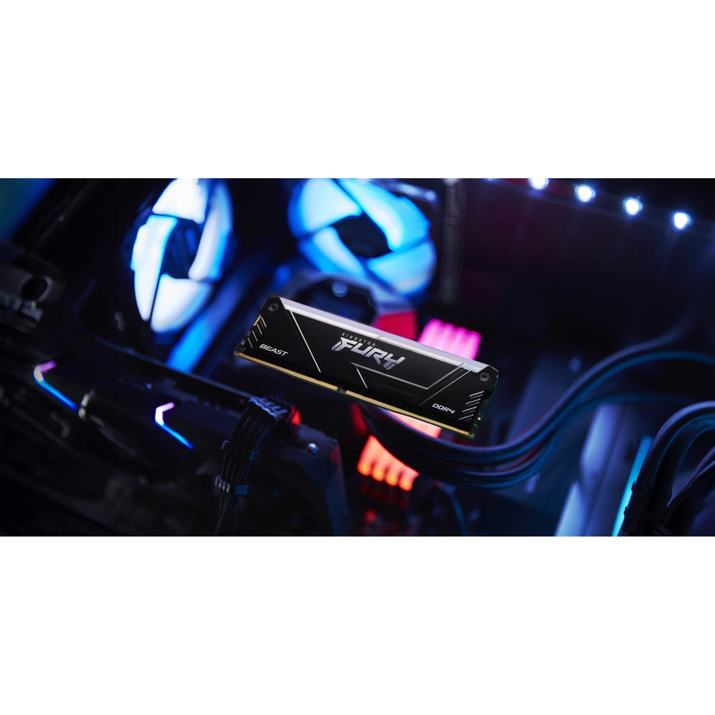 Kit de 2 modules Kingston Fury Beast RGB 32 Go DDR4 CL18 DIMM 3600 MT/s