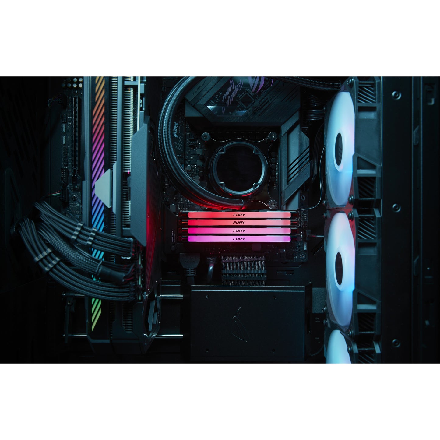 KINGSTON 64GB 6400MT/s DDR5 CL32 DIMM Kit of 2 FURY Renegade RGB XMP