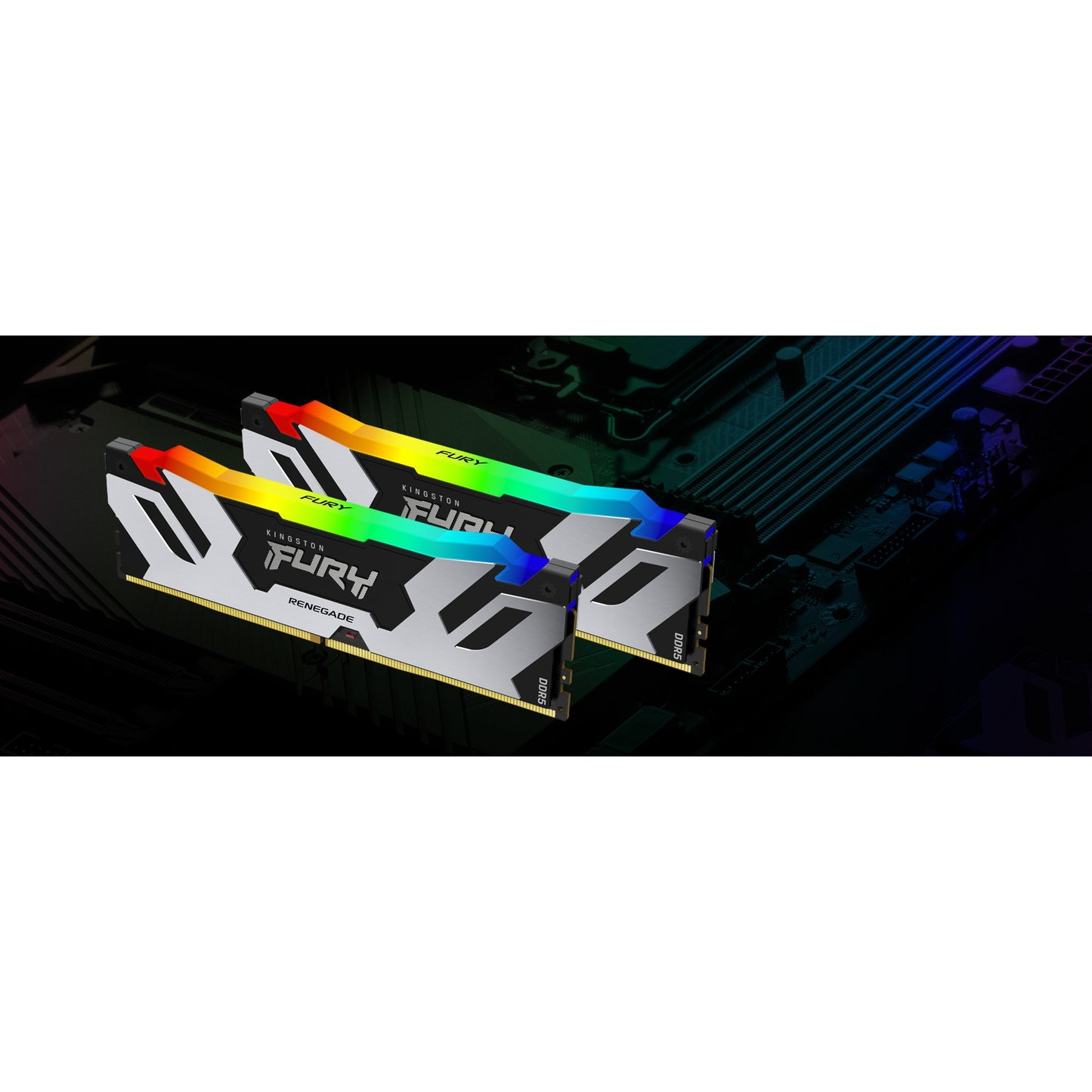 KINGSTON 64GB 6400MT/s DDR5 CL32 DIMM Kit of 2 FURY Renegade RGB XMP