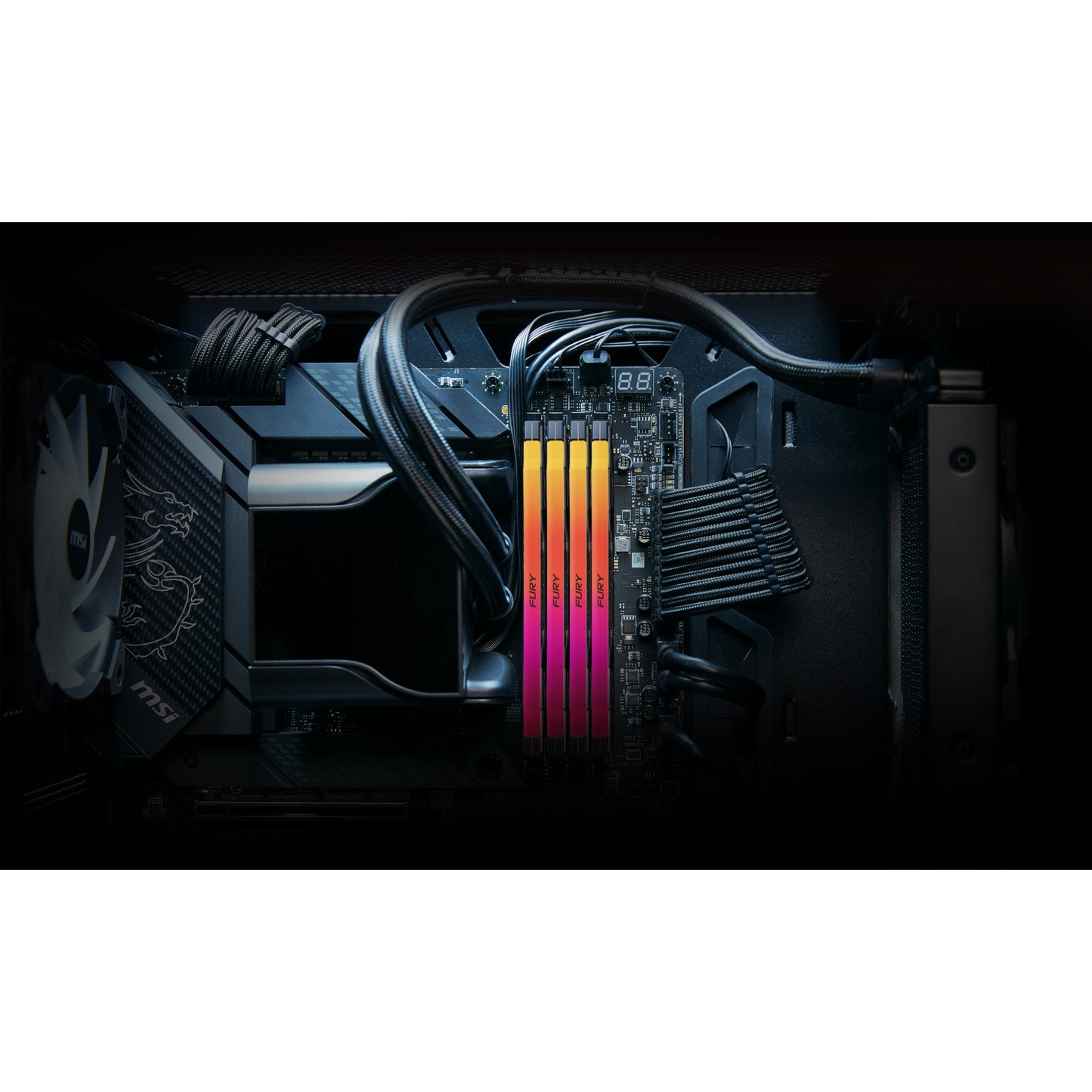 KINGSTON 64GB 6400MT/s DDR5 CL32 DIMM Kit of 2 FURY Renegade RGB XMP