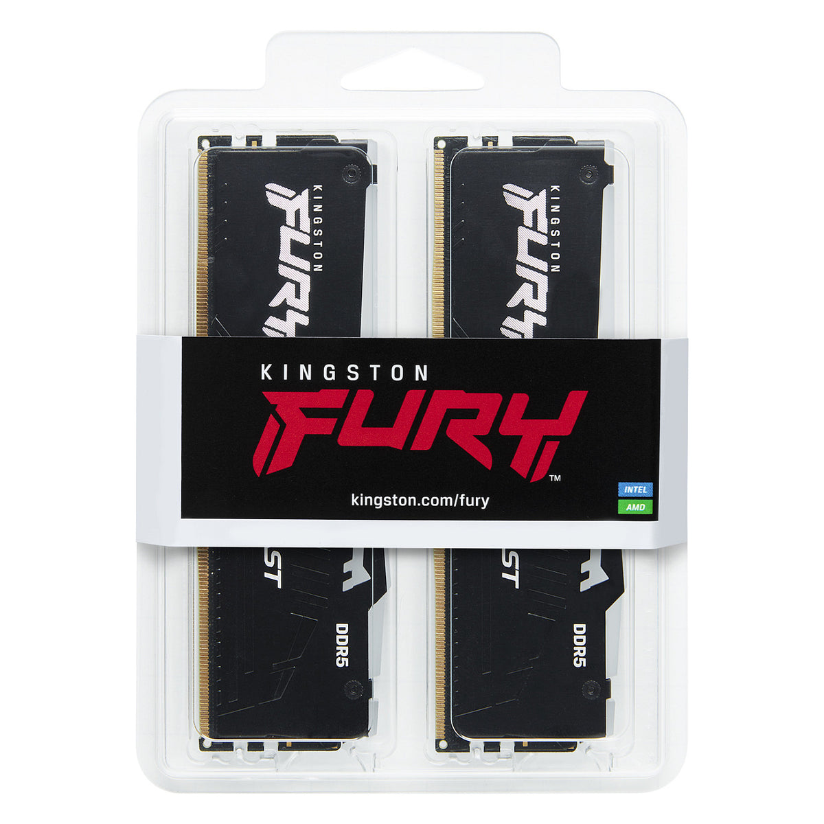 KINGSTON 32GB 6000MT/s DDR5 CL30 DIMM Kit of 2 FURY Beast RGB EXPO