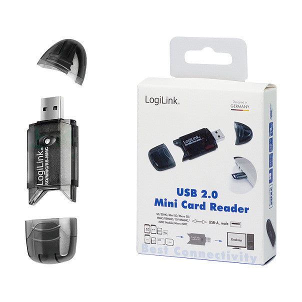 LogiLink CR0007 USB 2.0 SD/MicroSD/MMC/RS-MMC Kartenleser