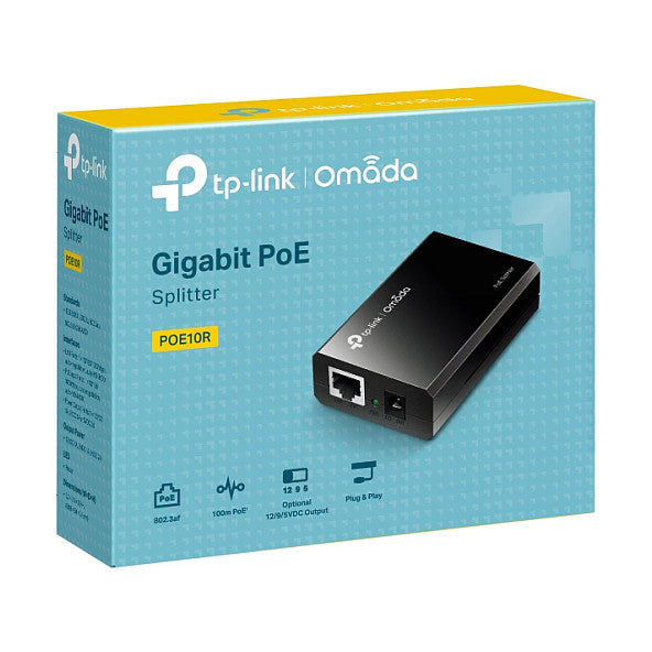 POE10R PoE Splitter IEEE802.3af-konform einstellbare Ausgangsspannung Plug & Play