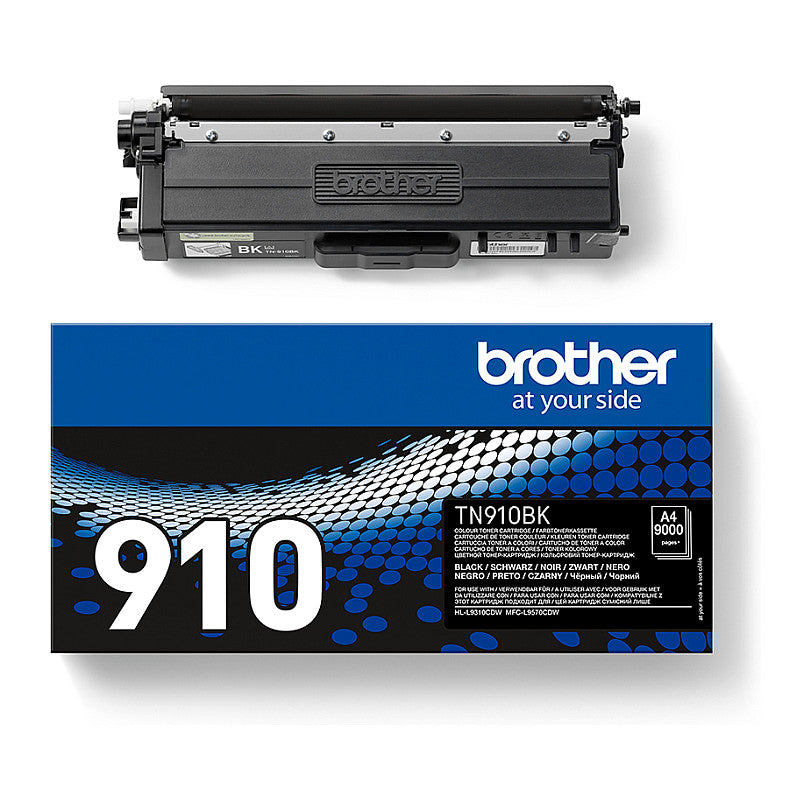 Brother Toner TN-910BK Schwarz bis zu 9.000 Seiten ISO/IEC 19798