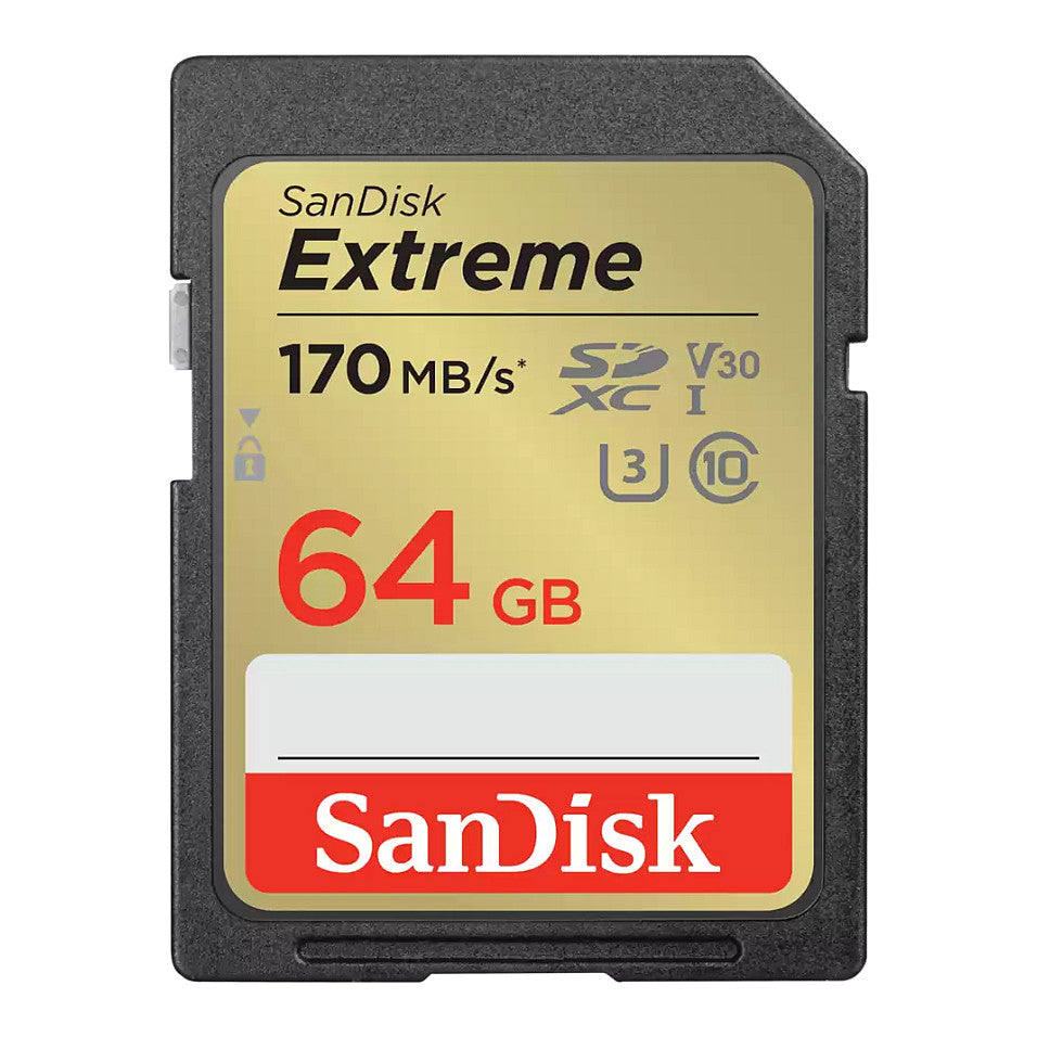 CARD 64GB Sandisk Extreme SDXC 170MB/s
