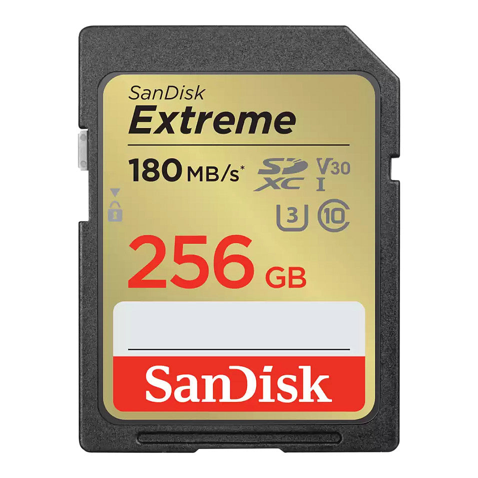 CARD 256GB Sandisk Extreme SDHC 180MB/s