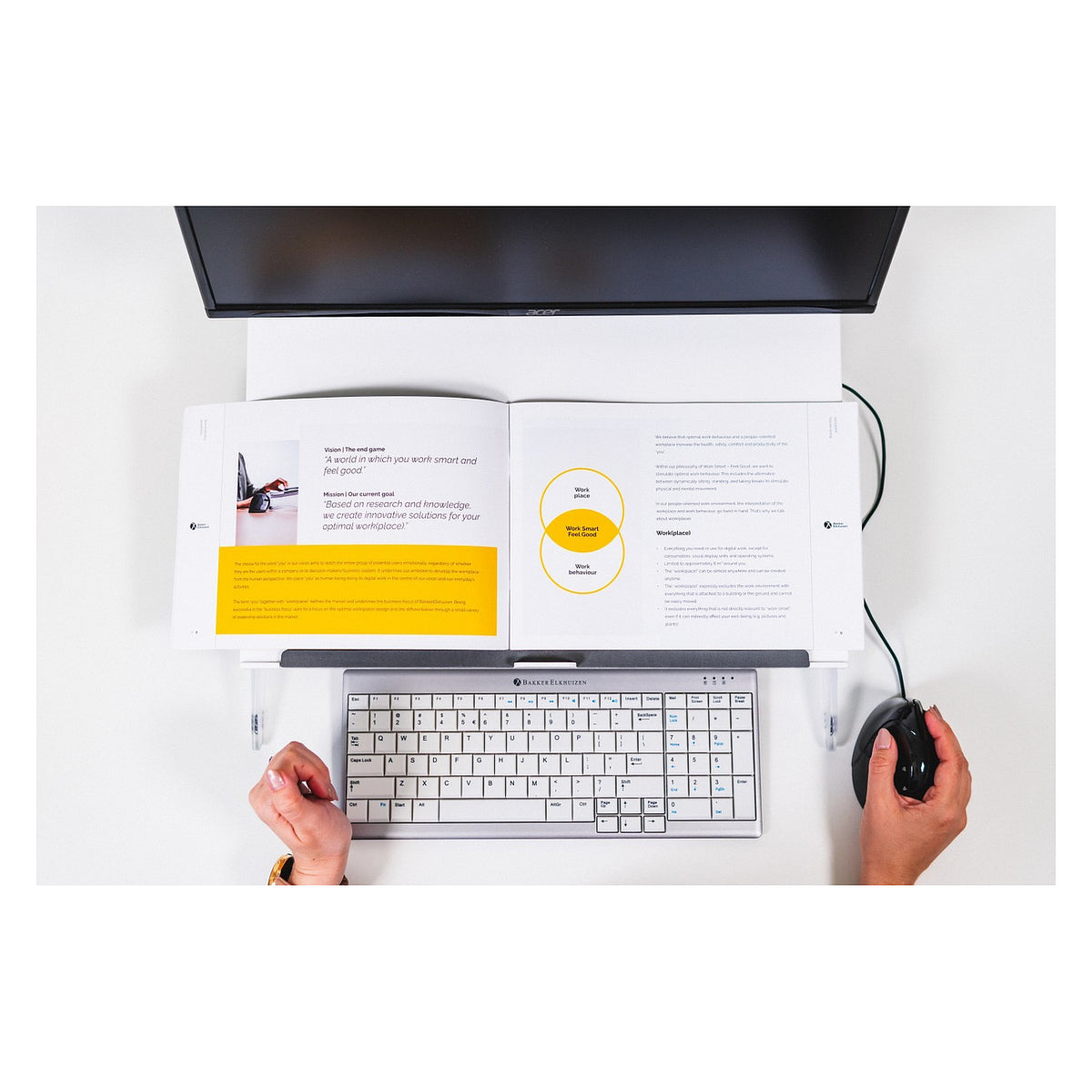 BakkerElkhuizen FlexDesk 630 New Dokumentenhalter