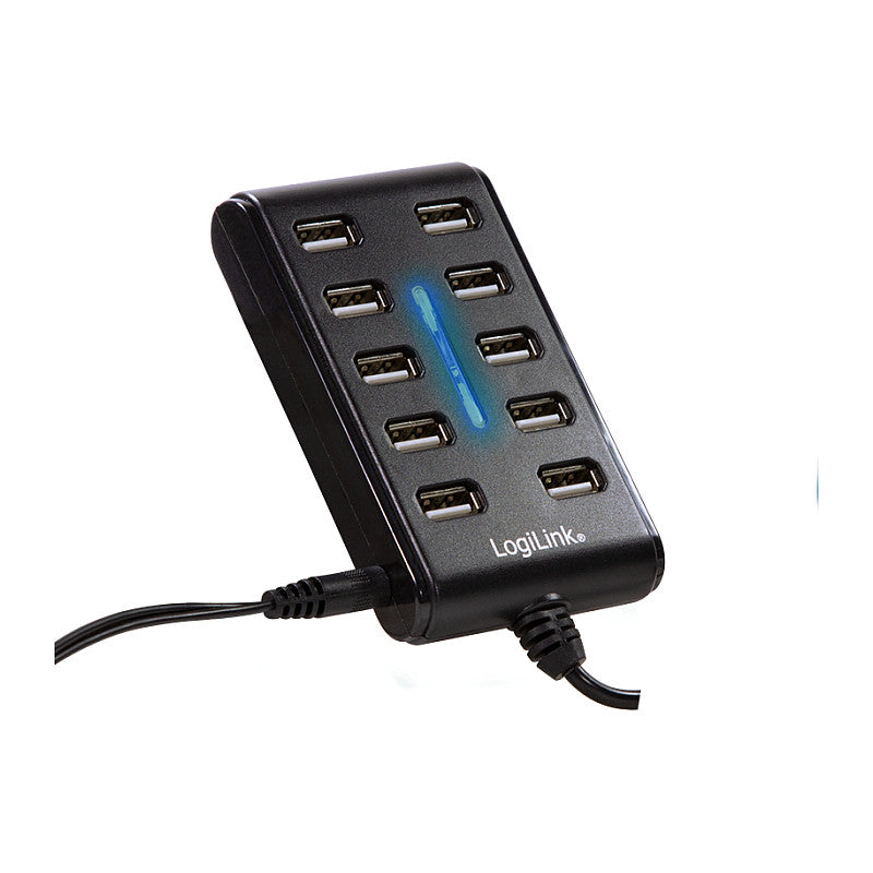 HUB 10x LogiLink 3.5A power