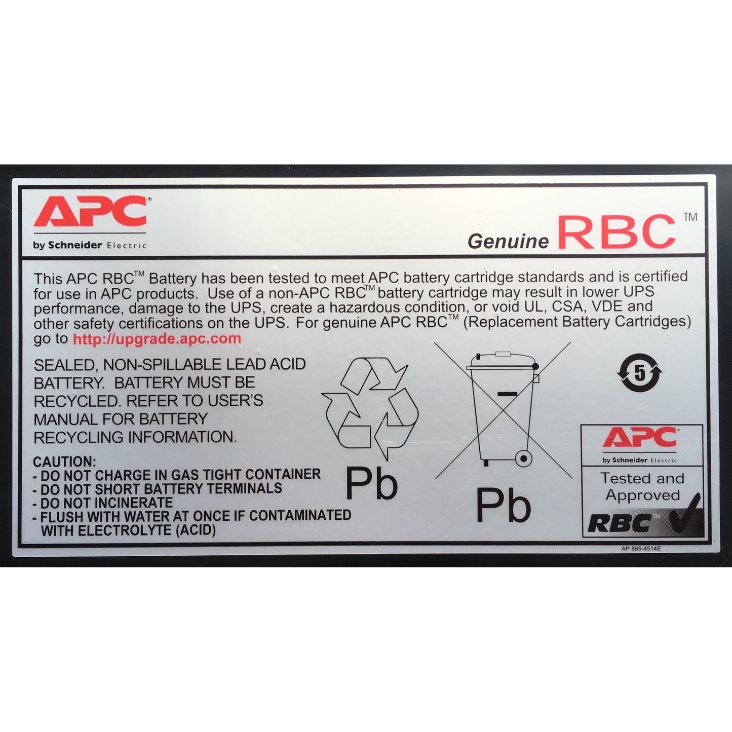 APC Ersatzbatterie RBC12