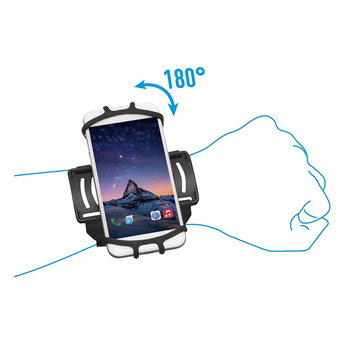 Carrying Mobilis Universal Wrist Mount/Armband 5-7'' HHD