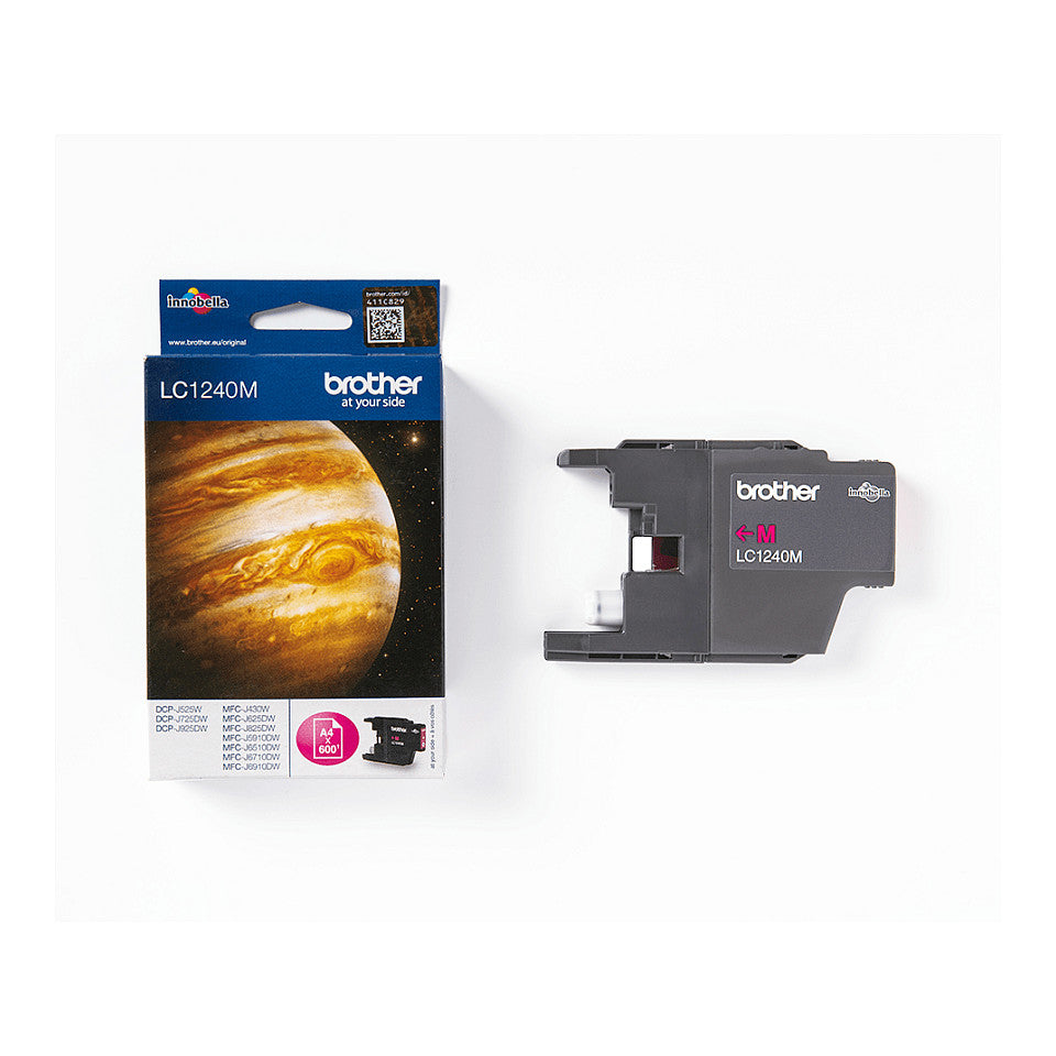 Brother Tinte LC-1240M Magenta bis zu 600 Seiten nach ISO/IEC 24711