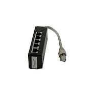 Synergy21 Kabel TK ISDN Verteiler 5fach, mit Widerstand, ,