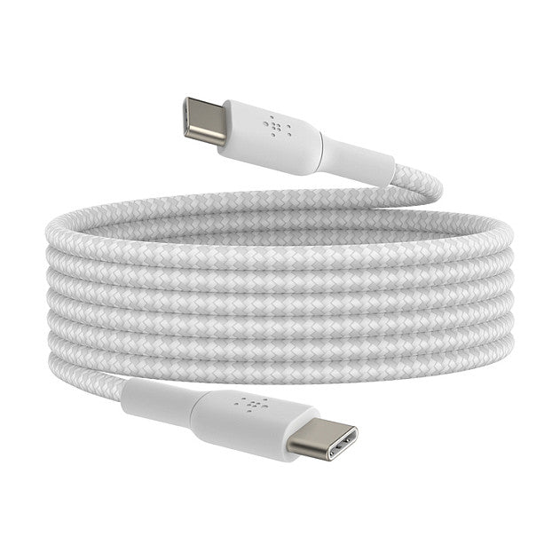 Belkin geflochtenes USB-C / USB-C-Kabel 2m, weiss