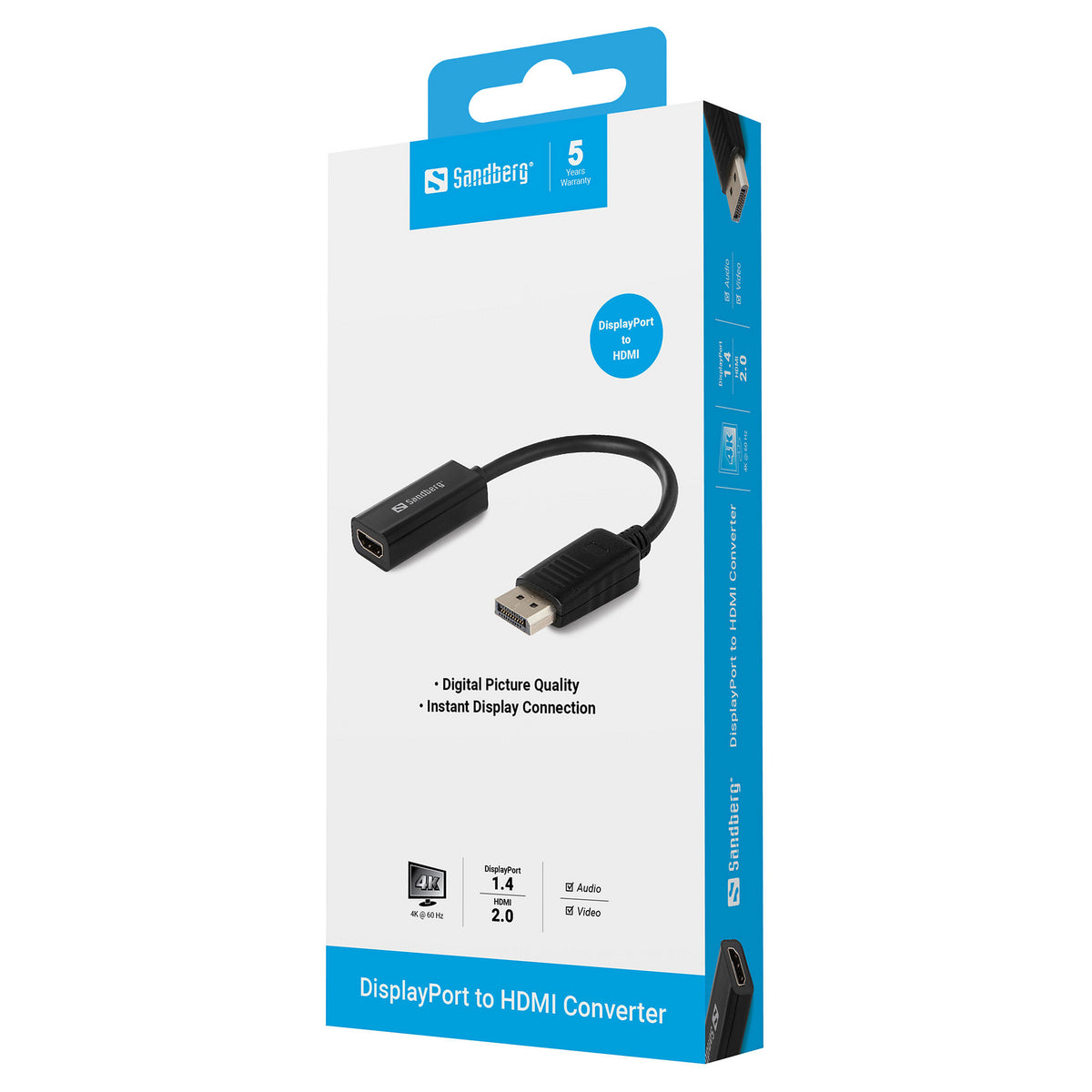 Sandberg DisplayPort 1.1 > HDMI (ST-BU) Adapter Schwarz