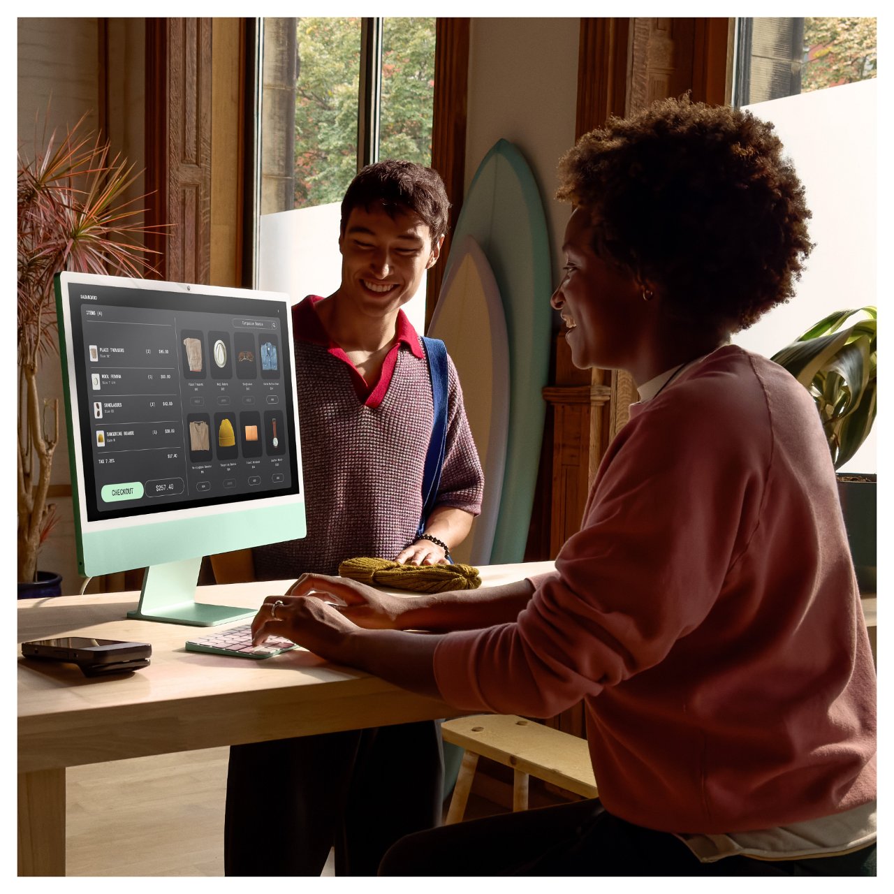 APPLE 24inch iMac with Retina 4.5K display Apple M4 chip with 10core CPU and 10core GPU 24GB 512GB SSD Green