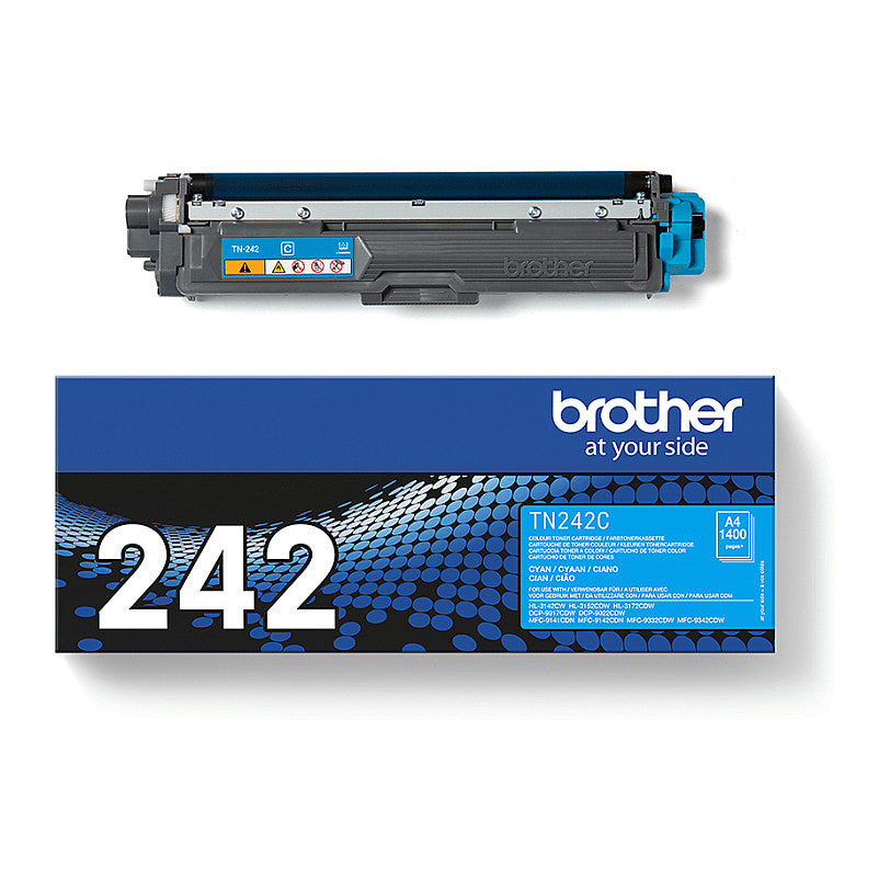 Brother Toner TN-242C Cyan bis zu 1.400 Seiten nach ISO/IEC 19798