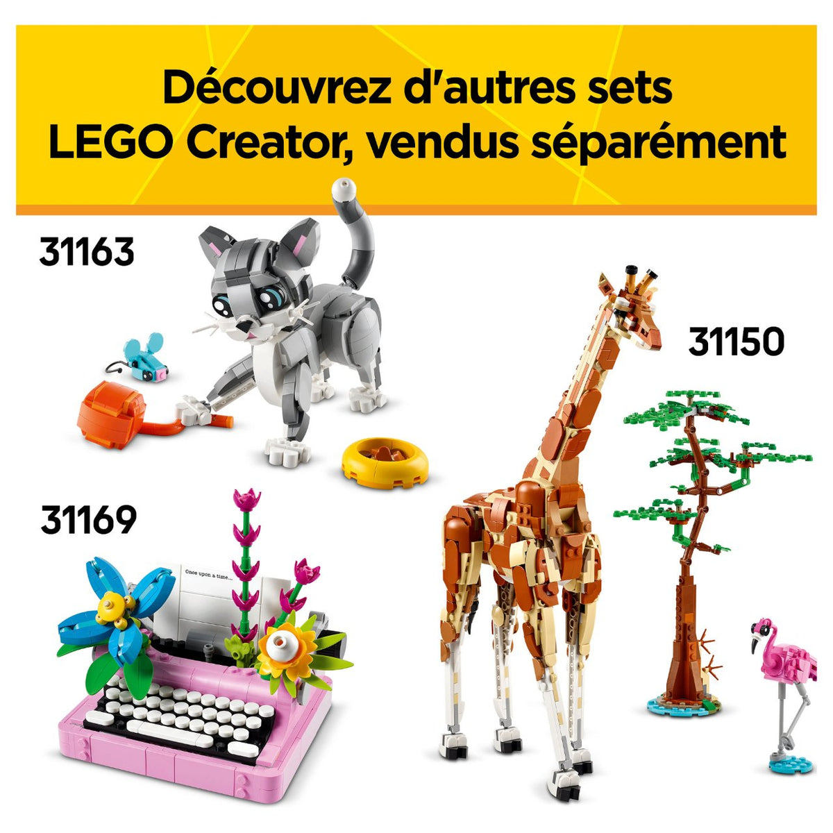 LEGO Creator Wilde Tiere: Pandafamilie 31165