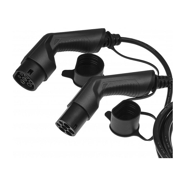 Green Cell Elektroauto Ladekabel/electric car charging cable Typ 2 3,6KW 16A 5m Black