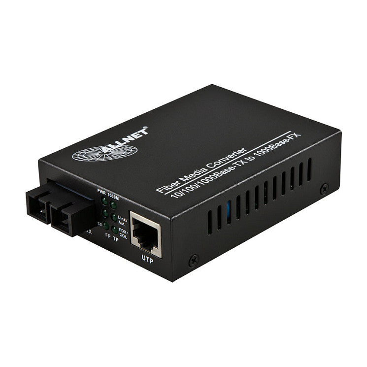 Z ALLNET Medienkonverter 10/100/1000BASE-T auf 1000BASE-SX Gigabit Multimode SC Anschluss ALL-MC103G-SC-MM