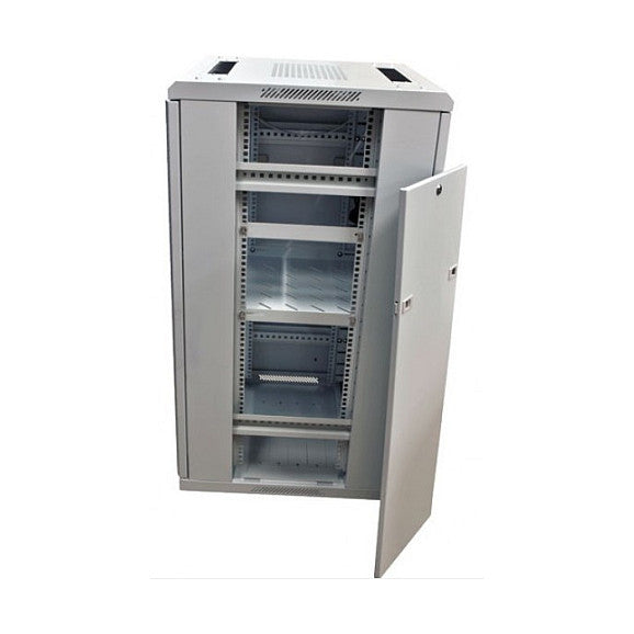 ALLNET Netzwerkschrank 19" 42HE B800/T1000mm Glastür Lichtgrau SNB-Serie
