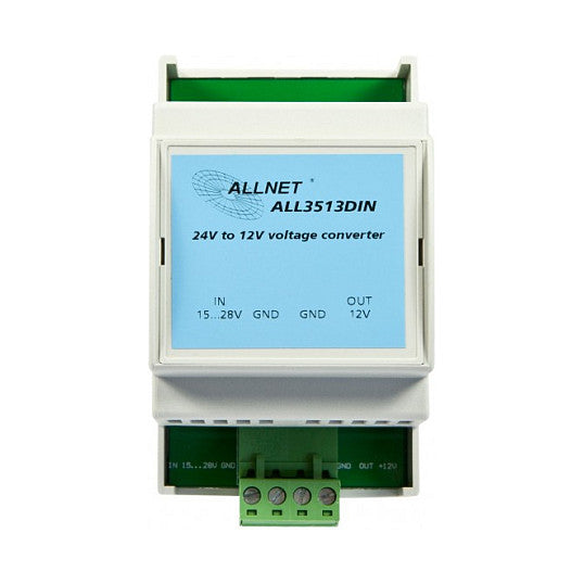 ALLNET Ersatznetzteil/Spannungswandler 12V/1,5A IN: 15..~36VDC -> OUT: 12VDC / 24V auf 12V / DC Step-Down-Wandler