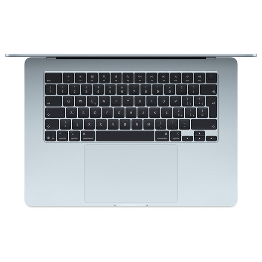 Apple MacBook Air: Apple M4 chip with 10-core CPU and 10-core GPU, 16GB, 256GB SSD - Sky Blue