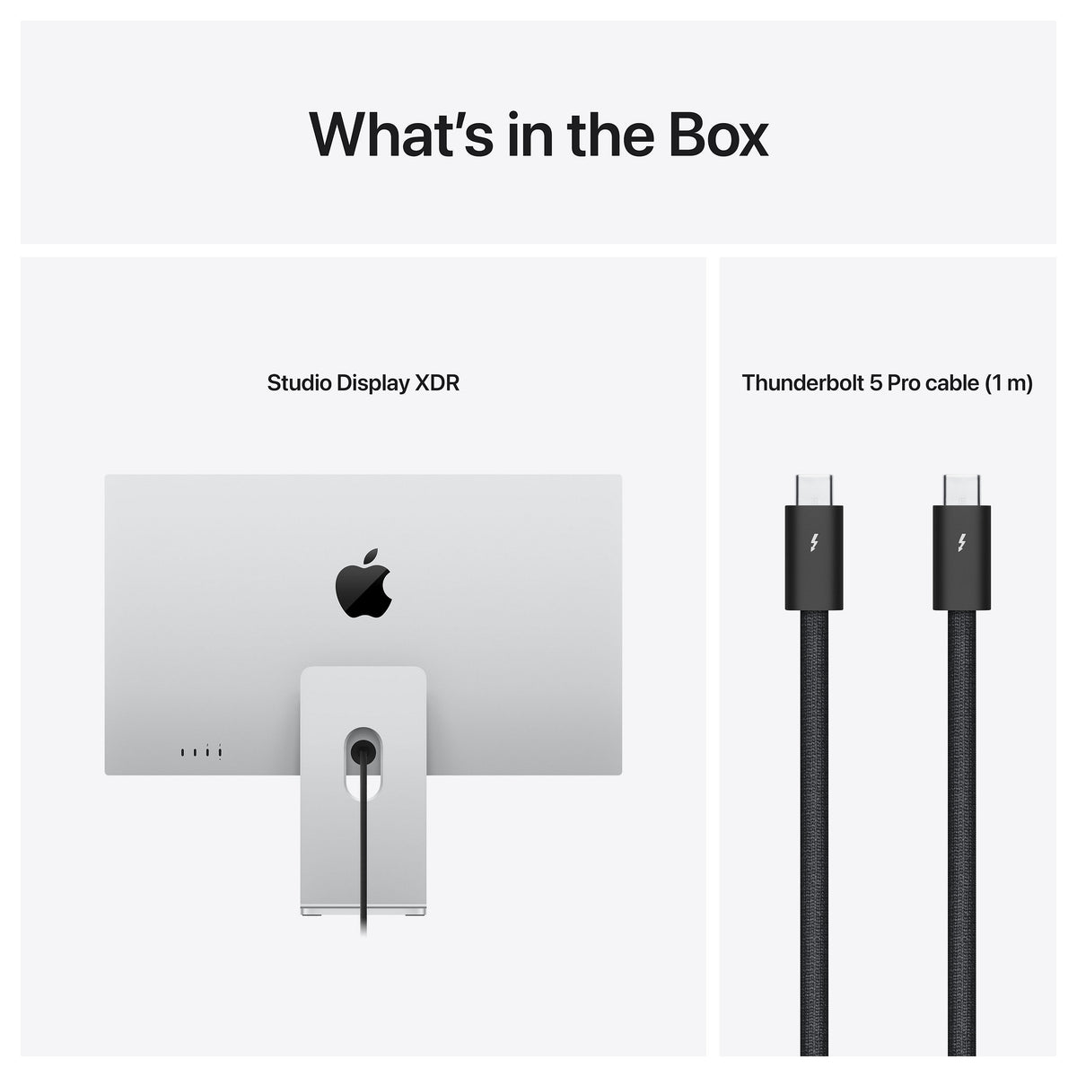 Apple Studio Display XDR - Standard glass - Tilt- and height-adjustable stand (2026)