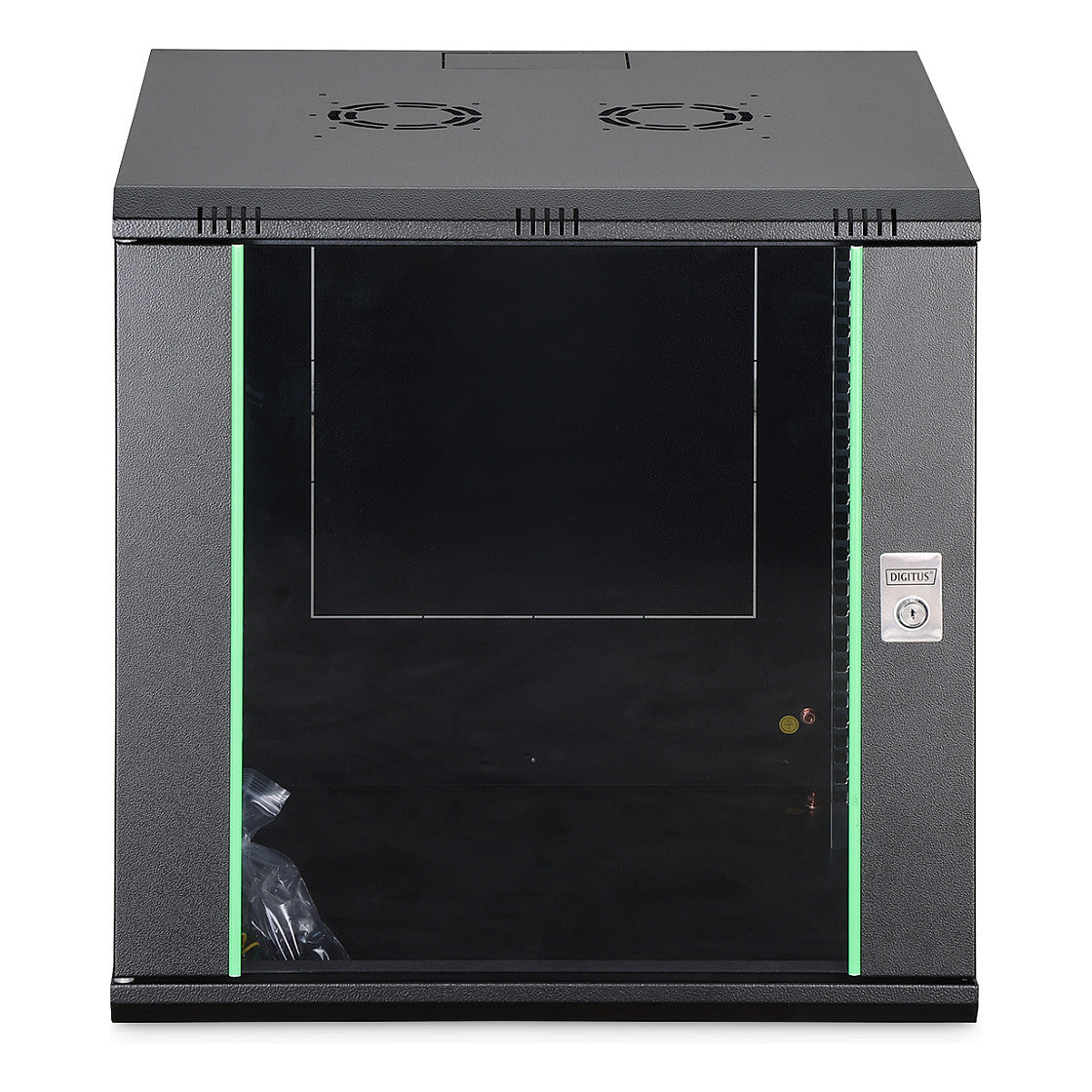 DIGITUS Wandgehäuse Dynamic 12HE 607x600x600mm schwarz