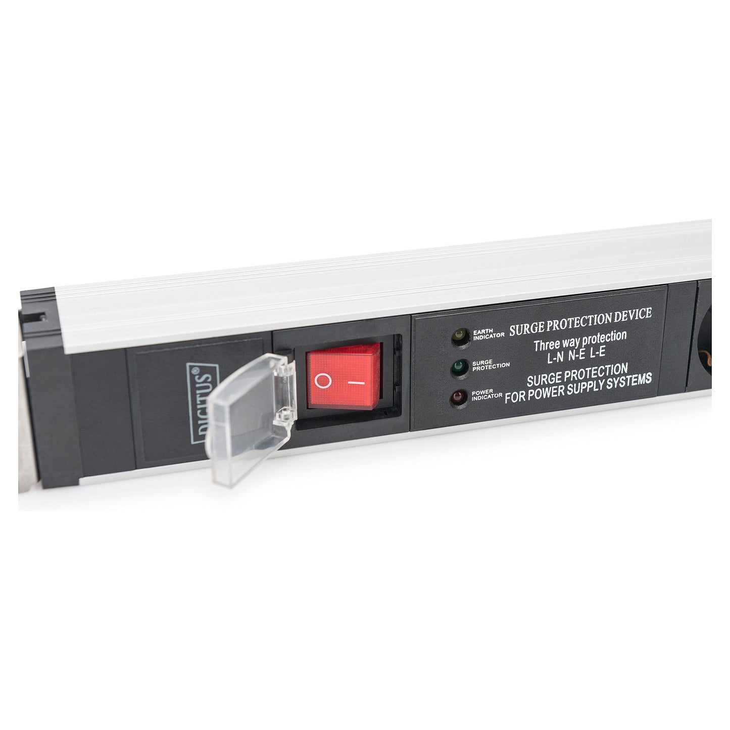 DIGITUS PDU 1HE 5x Schuko 16A Ausgänge 230V/16A schwarz