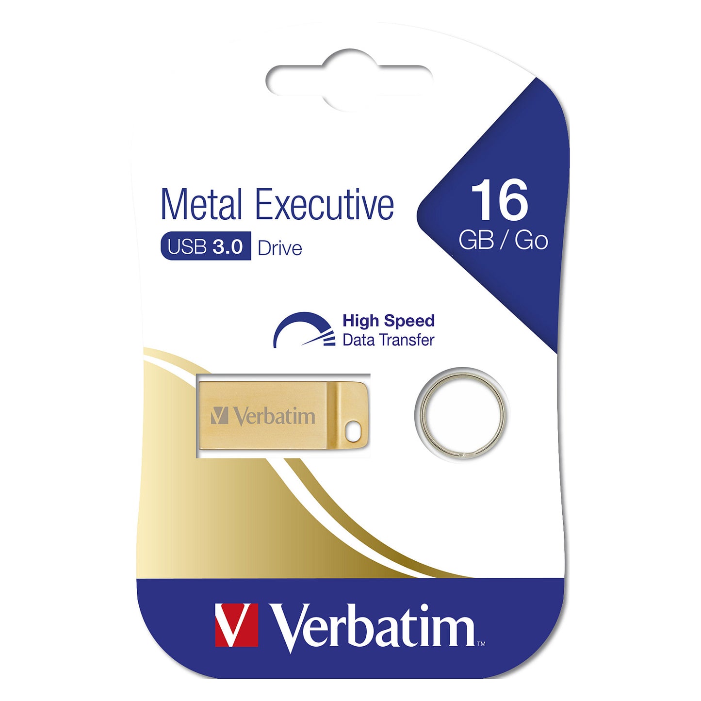 STICK 16GB Verbatim 3.2 Metal Executive Gold retail