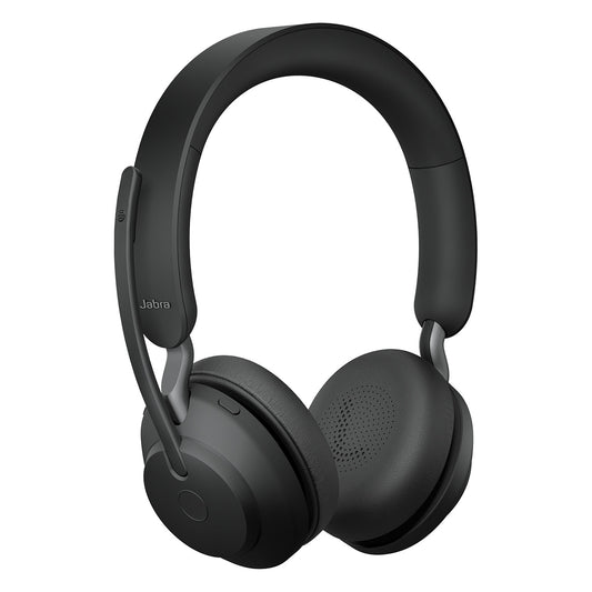 Jabra Evolve2 65 Stereo UC + Ladestation, USB-C, kabellos, schwarz