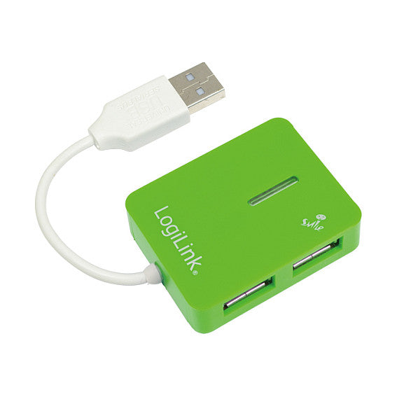 HUB 4x LogiLink Smile green