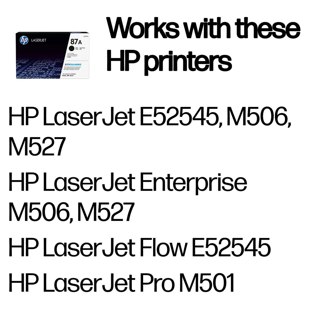 HP Toner 87A CF287A Schwarz