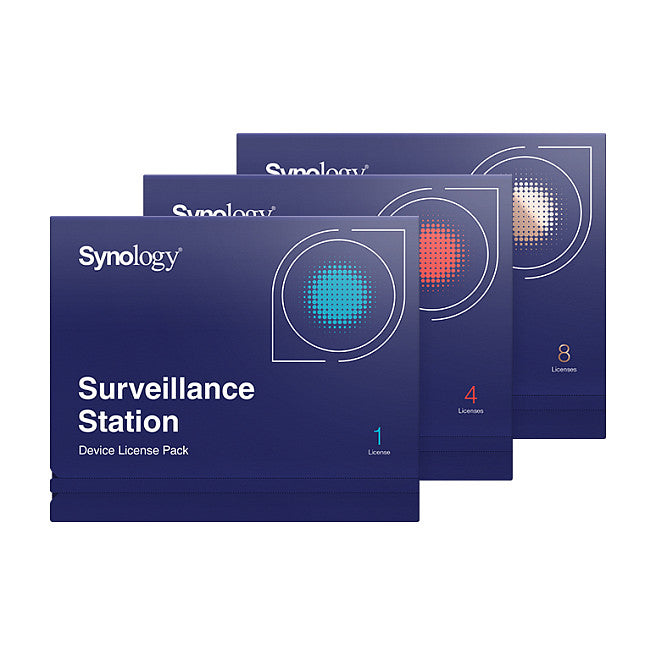 Synology NAS Kameralizenzpaket (4 Cams)