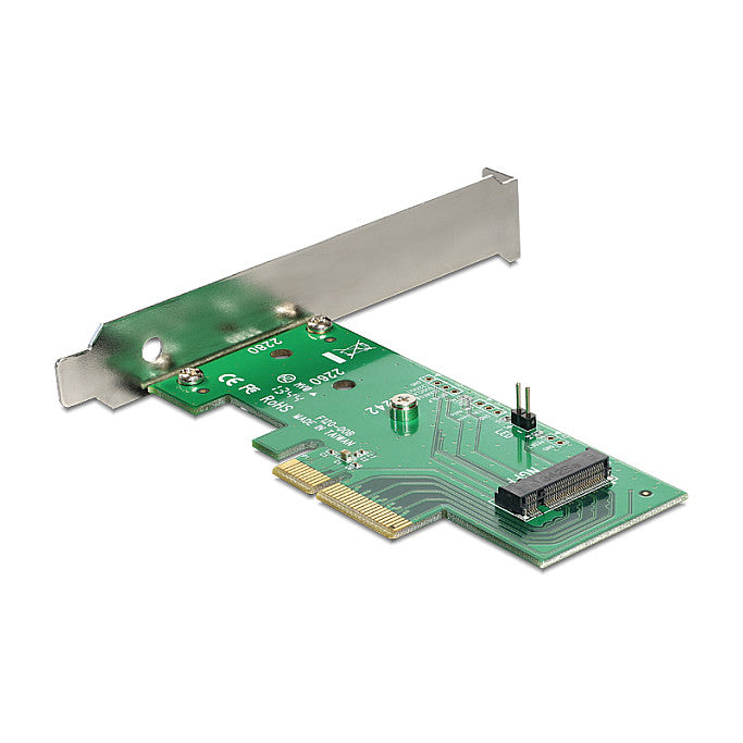 PCI Express x4 Karte > 1 x intern NVMe M.2 Key M 80 mm - Low Profile Form Faktor