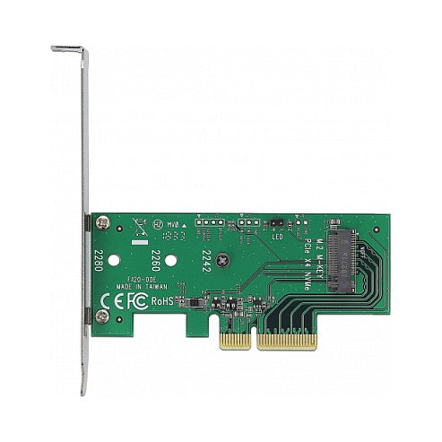 PCI Express x4 Karte > 1 x intern NVMe M.2 Key M 80 mm - Low Profile Form Faktor