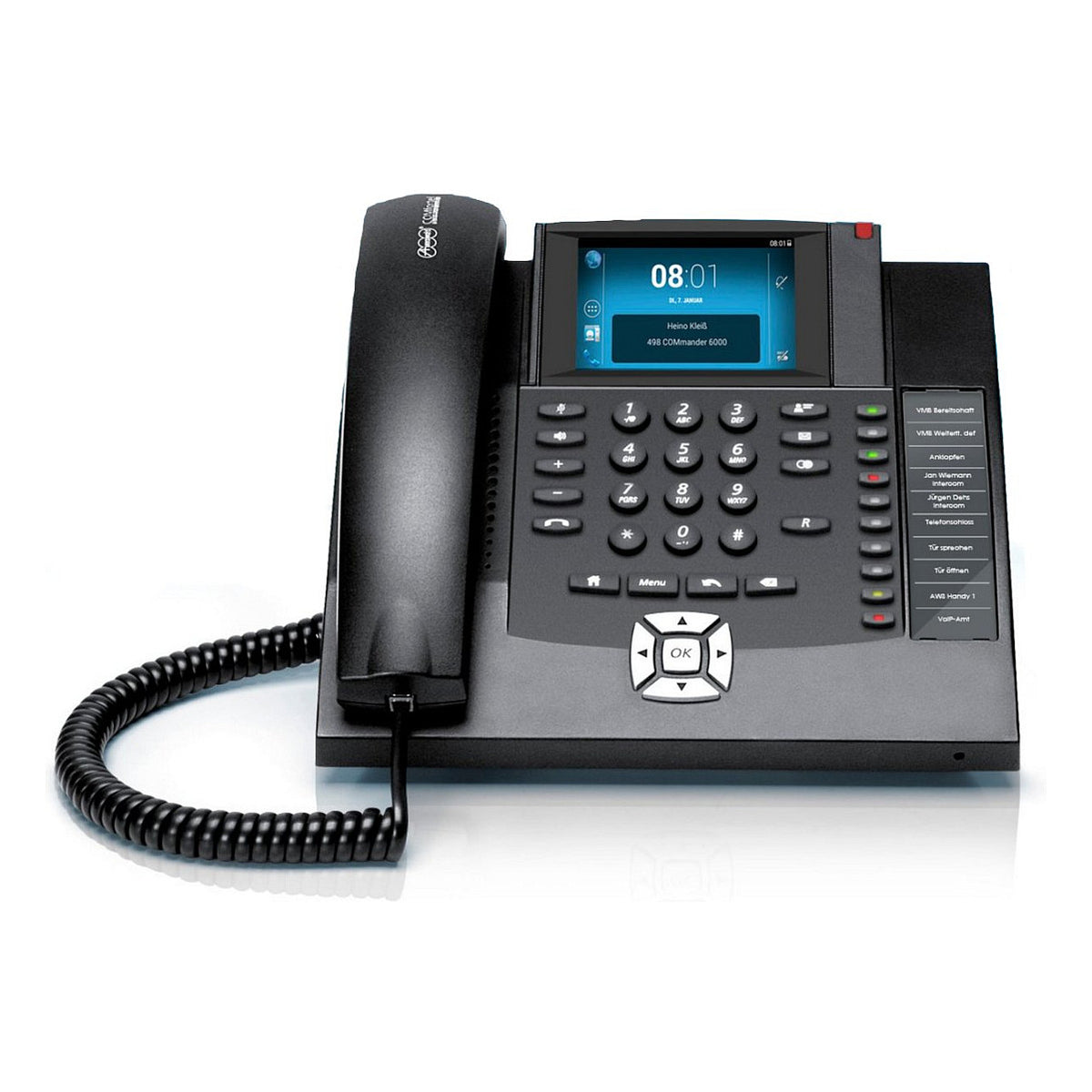 Auerswald COMfortel 1400 IP schwarz - VoIP-Telefon - Voice-Over-IP