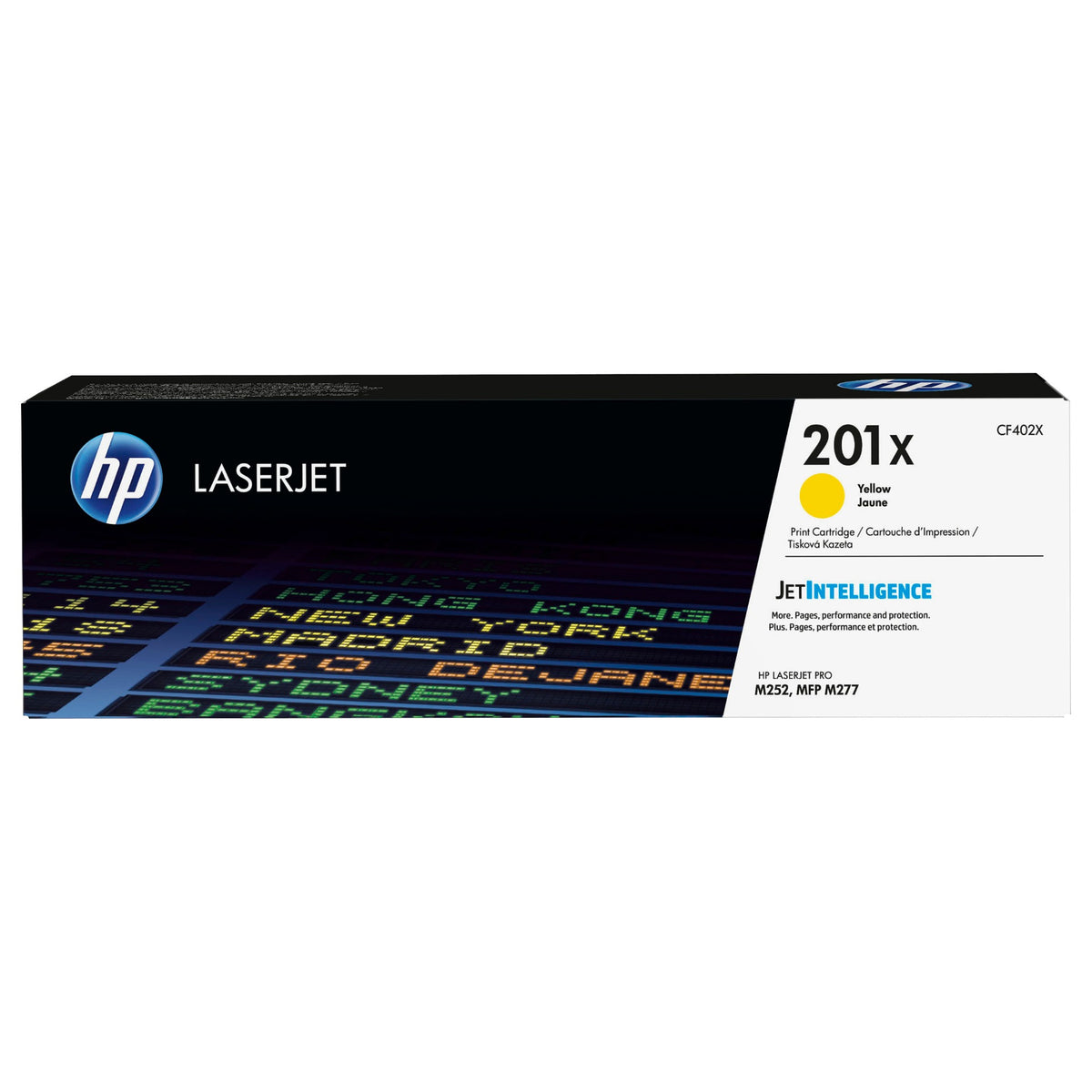 HP Toner 201X CF402X Gelb bis zu 2.300 Seiten