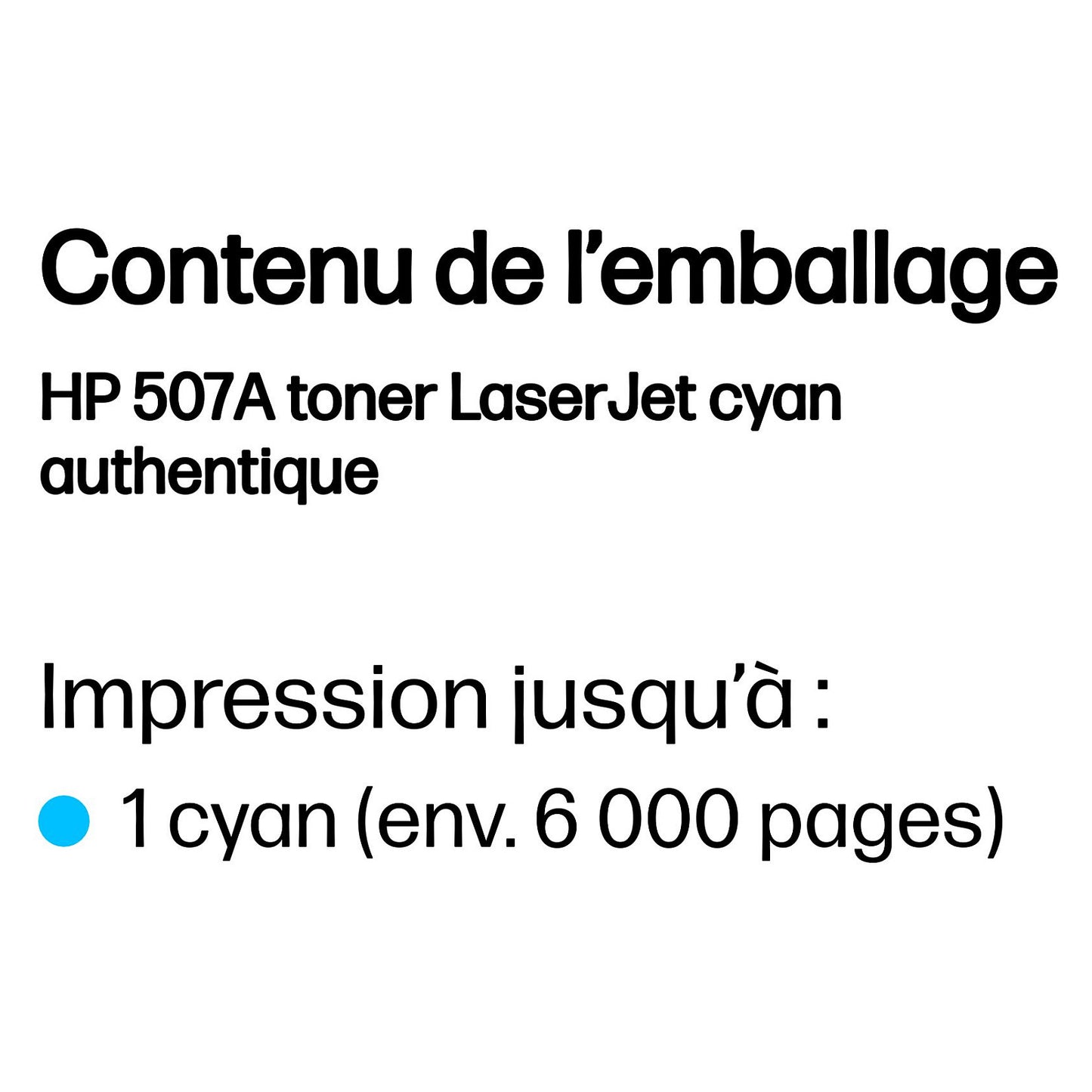 HP 507A original original Toner cartridge CE401A cyan standard capacity 6.000 pages 1-pack