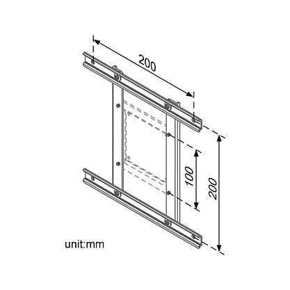 VESA-Adapter 100x100-200x200, va
