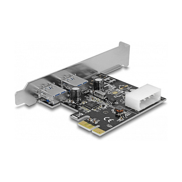 PCI Express x1 Karte > 2 x extern SuperSpeed USB 5 Gbps (USB 3.2 Gen 1) Typ-A Buchse