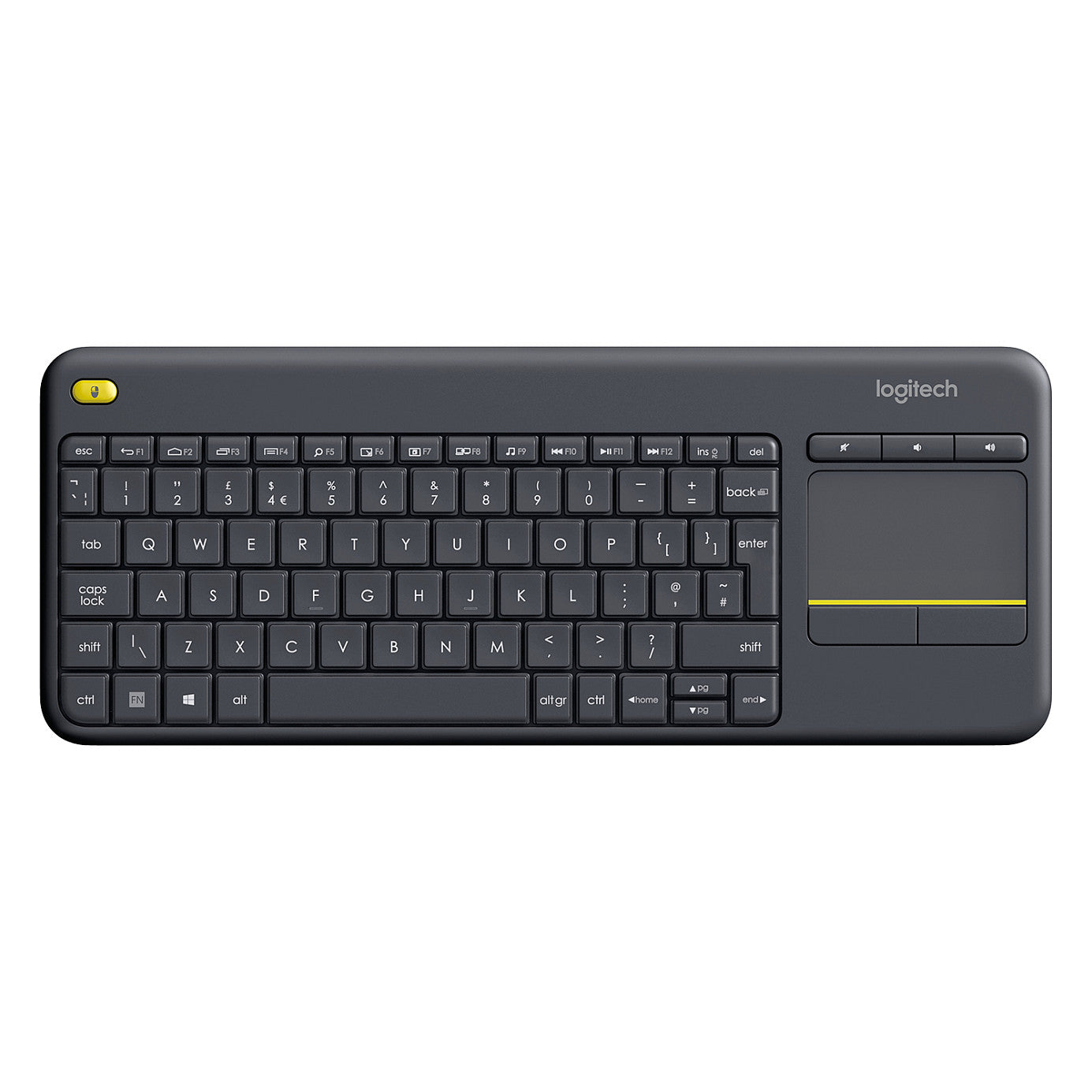 Logitech K400 Plus Wireless Black QWERTY US