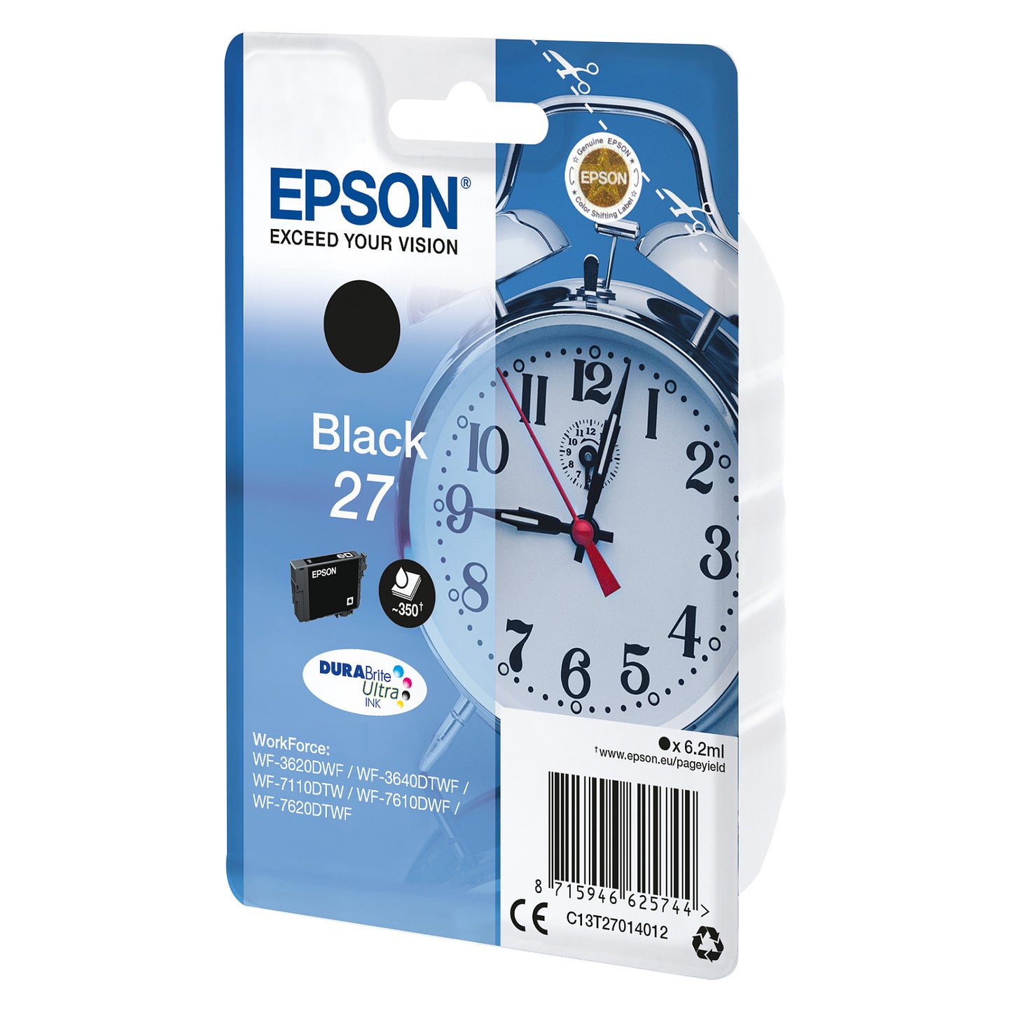 Epson 27 Blister T2701 black NEUE VERPACKUNG
